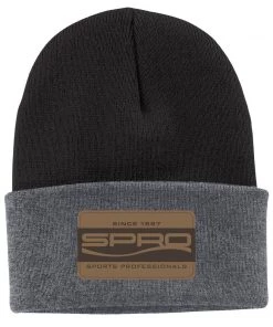 Spro.com LOGO GOODS SPRO BEANIE BLACK WITH PATCH