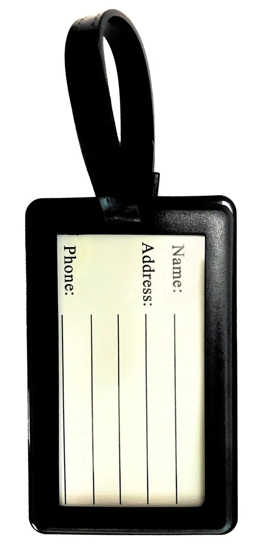 Spro.com LUGGAGE TAG BLACK