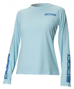 Spro.com SPRO WOMEN'S PERFORMANCE SHIRT LONG SLEEVE LIGHT BLUE