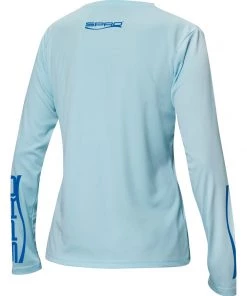 Spro.com SPRO WOMEN'S PERFORMANCE SHIRT LONG SLEEVE LIGHT BLUE