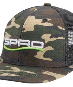 Spro.com SPRO TRUCKER HAT CAM/BLK WHT LOGO GOODS