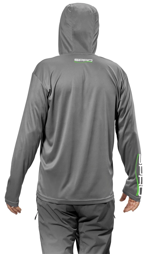 Spro.com SPRO SUN HOODIE GRAY LOGO GOODS