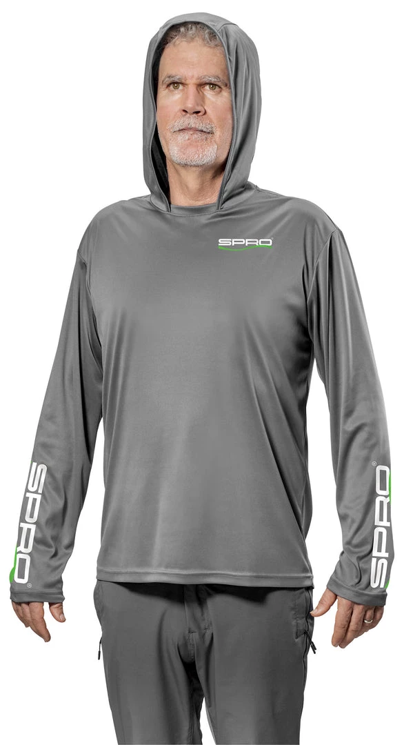 Spro.com SPRO SUN HOODIE GRAY LOGO GOODS