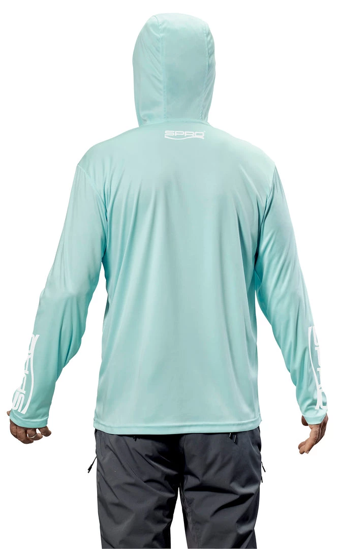 Spro.com LOGO GOODS SPRO SUN HOODIE SEA GREEN