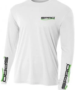 Spro.com SPRO PERFORMANCE SHIRT LONG SLEEVE WHITE LOGO GOODS