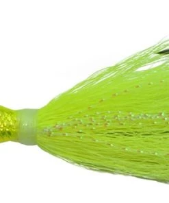 Spro.com BUCKTAIL JIG CHROME CHARTREUSE