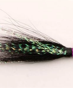 Spro.com CLEARANCE *MINI BUCKTAIL JIG PUR/BLK 1/16
