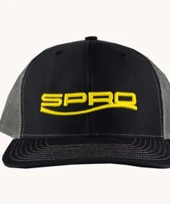 Spro.com SPRO TRUCKER HAT BLK/GRY YLW