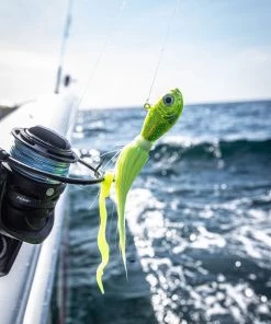 Spro.com BUCKTAIL JIG CHROME CHARTREUSE