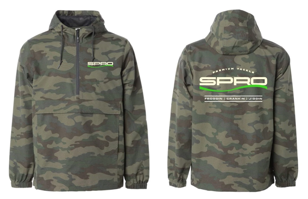 Spro.com SPRO PULLOVER JACKET CAMO LOGO GOODS